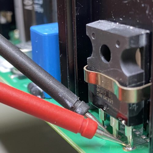 Messung an einem 1500V Mosfet in einem Flyback-Schaltnetzteil